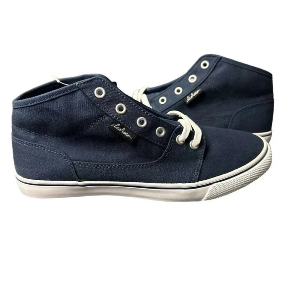 DC Bristol Mid Canvas Women's Casual Skate Shoe Blue Size 8 - Picture 1 of 17